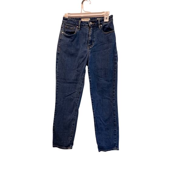 PacSun Mom Jeans Womens Size 25 High Rise Skinny Ankle Dark Wash Denim Stretch - Picture 1 of 4